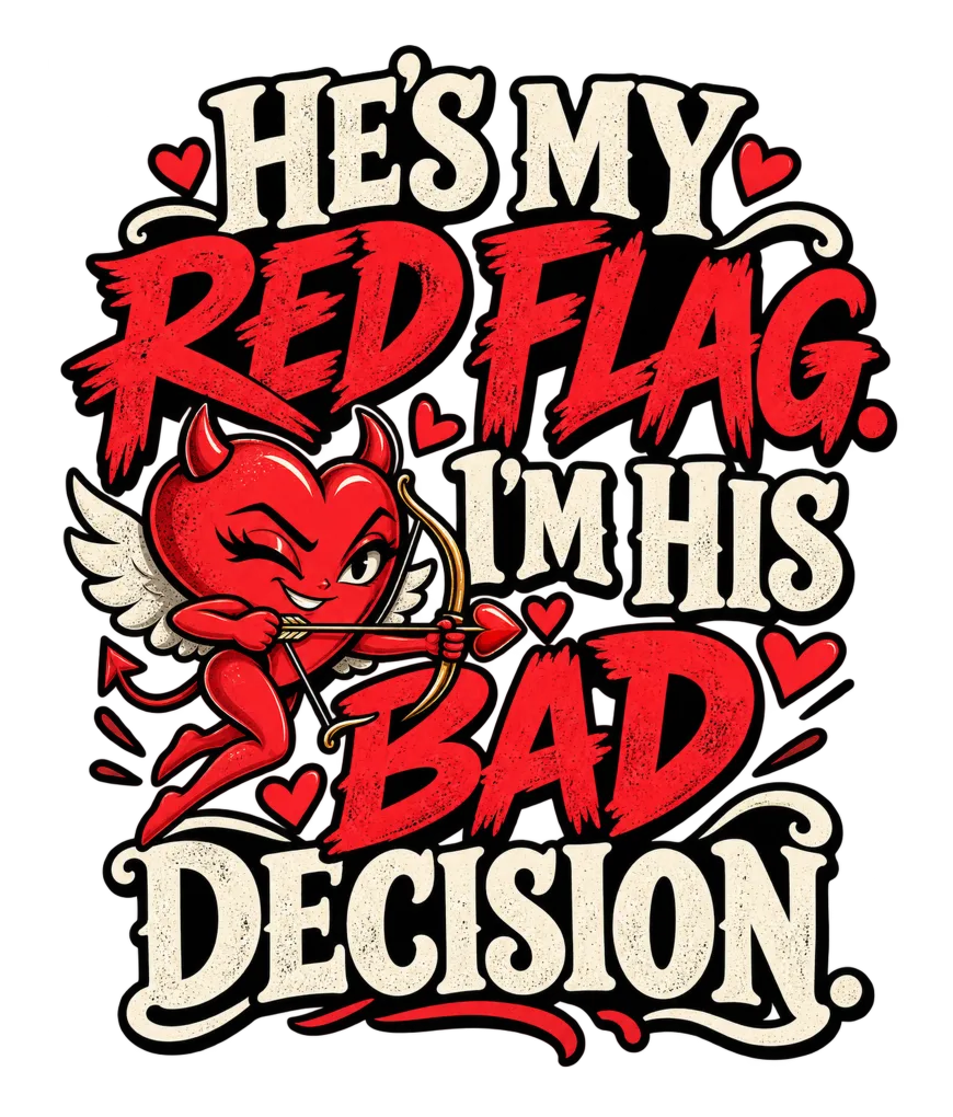 "Mischievous Cupid S Red Flag" artwork preview