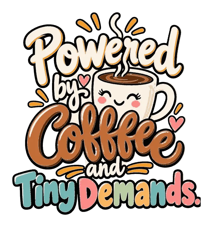 "Powered by Coffee and Tiny Demands" artwork preview