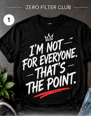 I'm Not For Everyone shirt concept